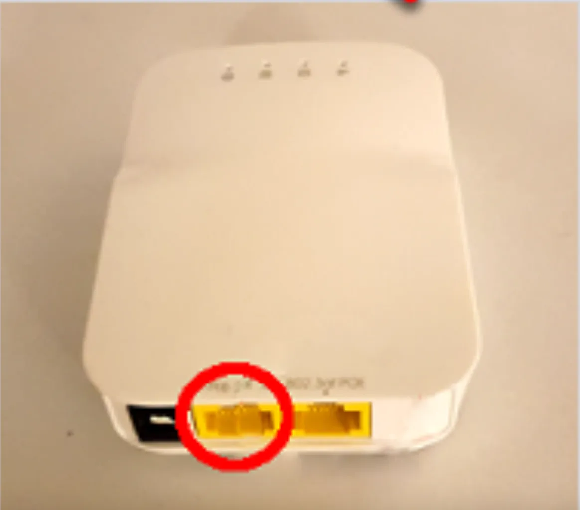 Correct Ethernet Port